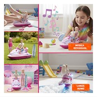 Crucero de Juguete con Muneca Ken y Accesorios para Escenas de Viaje y Diversion Y+Post It